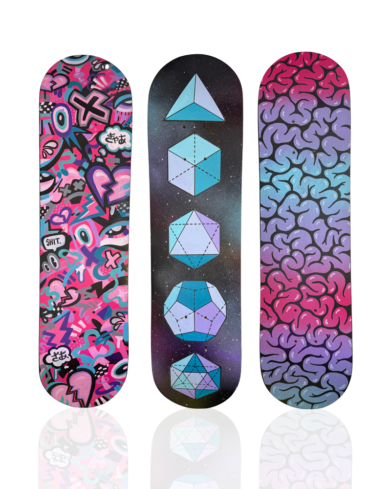 Painted Skateboards