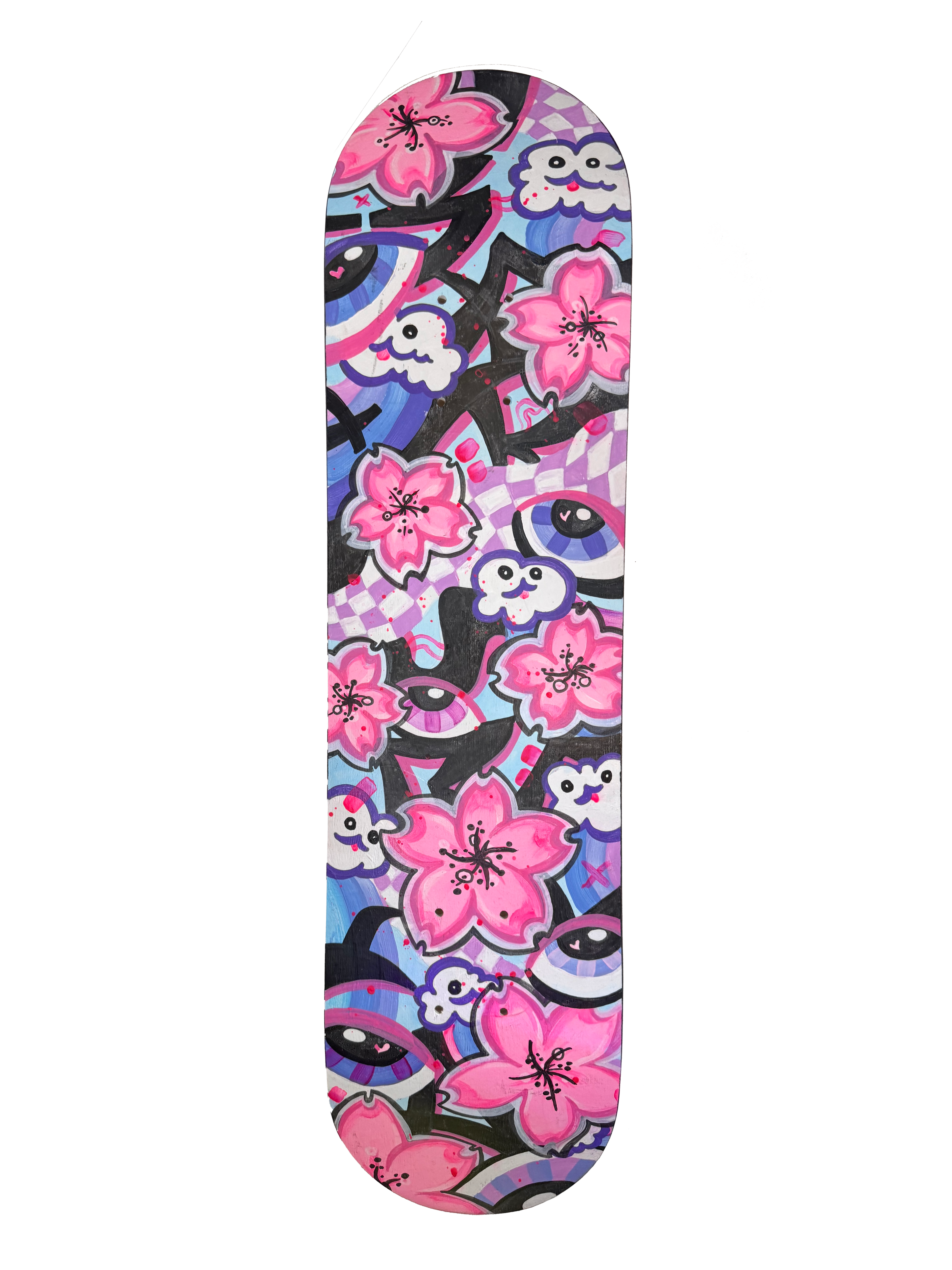 Sakura Original Painted Skateboard